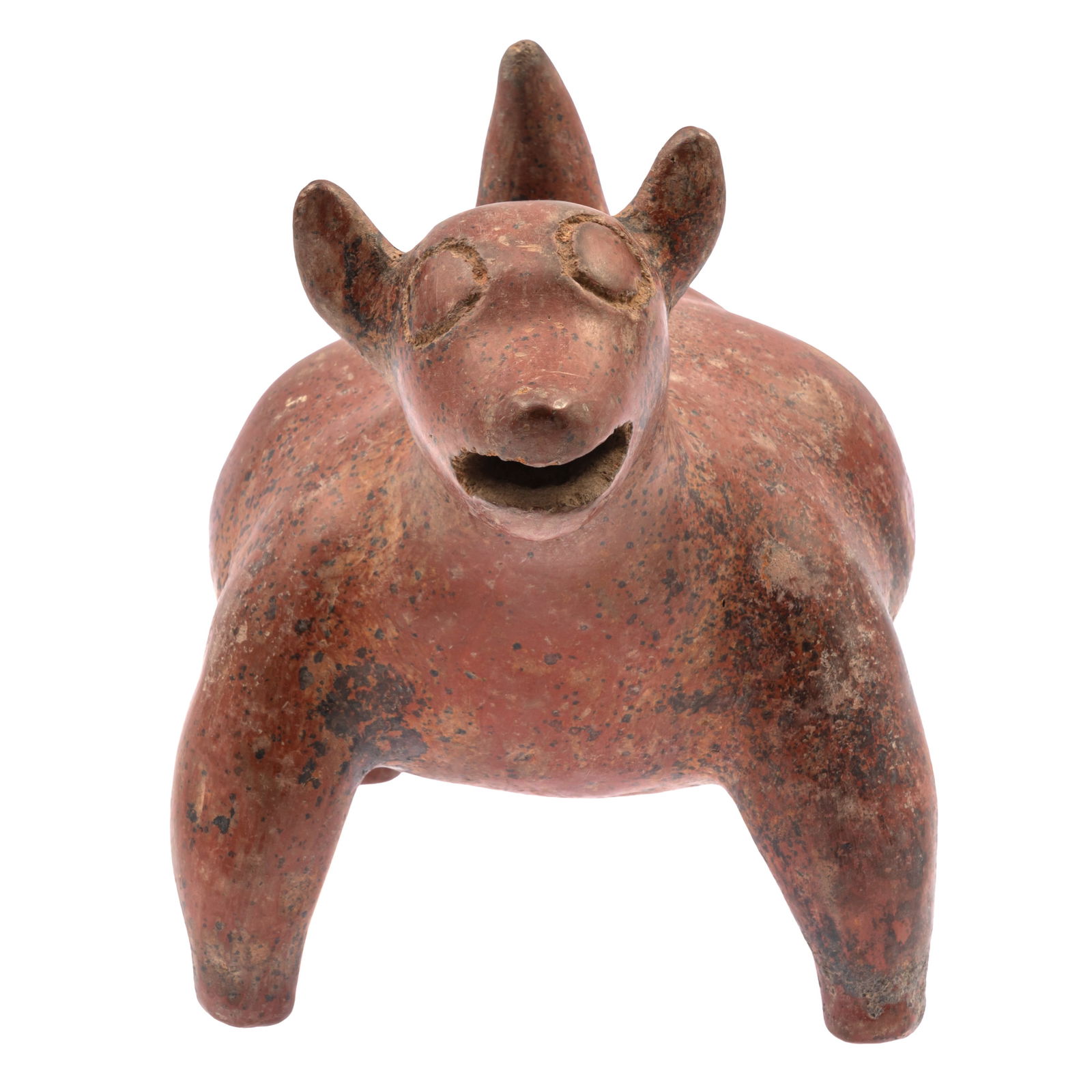 Colima Pottery Redware Dog (1 of 6)