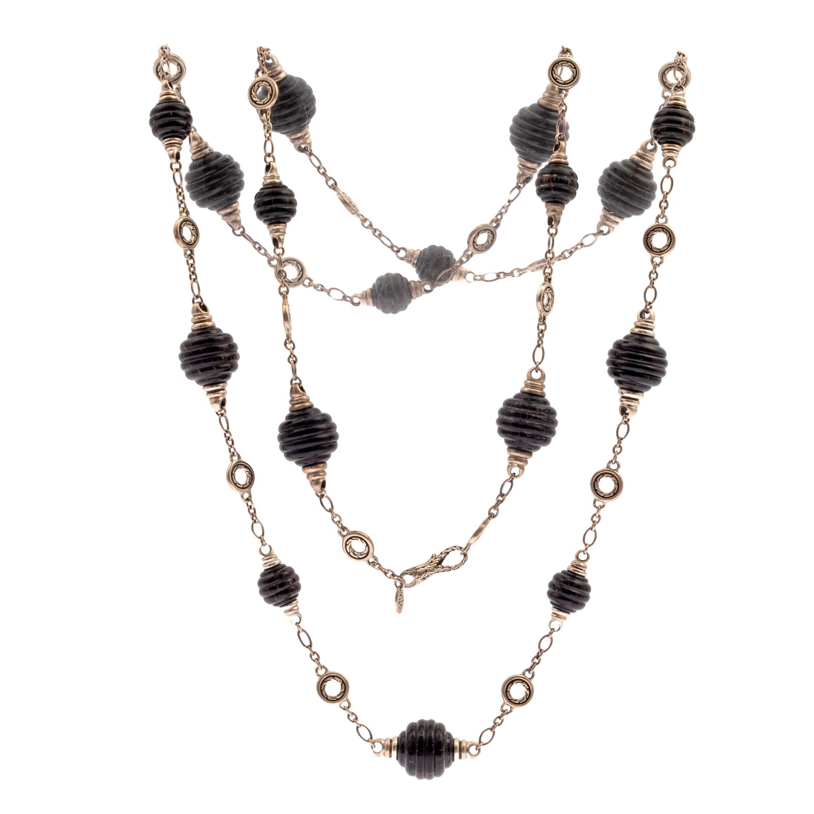 Wood, Sterling Silver Necklace, John Hardy (1 of 4)