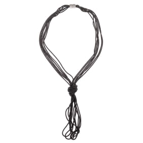 Woven Cord Necklace, Lafayette 148