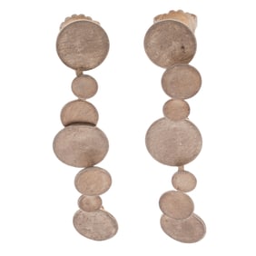Pair of Sterling Silver Earrings