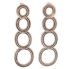 Pair of Sterling Silver Earrings