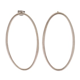 Pair of Sterling Silver Earrings, Karen Gilbert