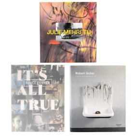 Gober, Mehretu, and Conner, Three Photo Essay Volumes