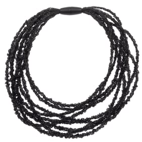 Crochet Bib Necklace, Materia