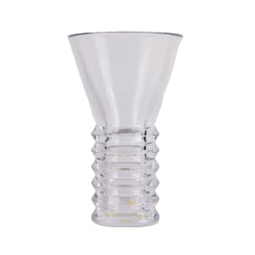 Baccarat Modernist Crystal Vase