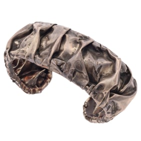 Silver Cuff Bracelet, Hugh Acton