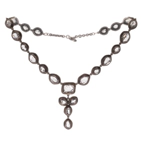 "Herkimer" Quartz, Sterling Silver Necklace, Heidi Nahser