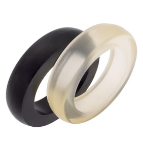 Collection of Two Silicone Bangle Bracelets, SFMOMA