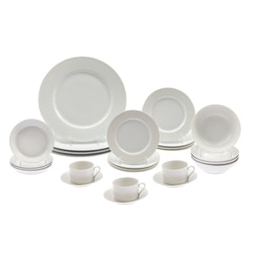 Tiffany Classic White Porcelain Dinnerware