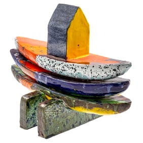 Jack Charney (American) Ceramic Sculpture