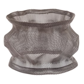 Silver-Tone Mesh Bangle Bracelet