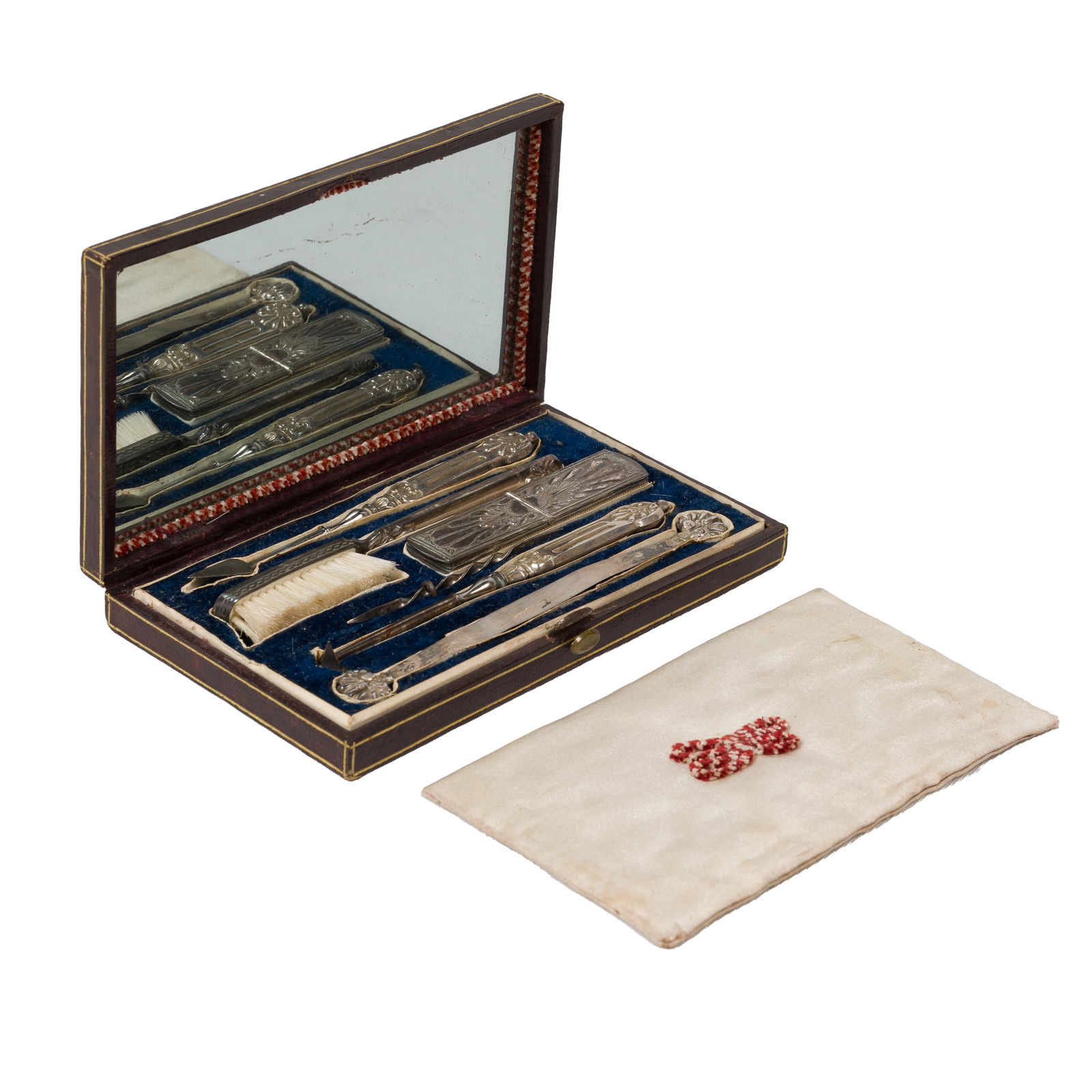 Antique French Sterling Hygiene Set (1 of 12)