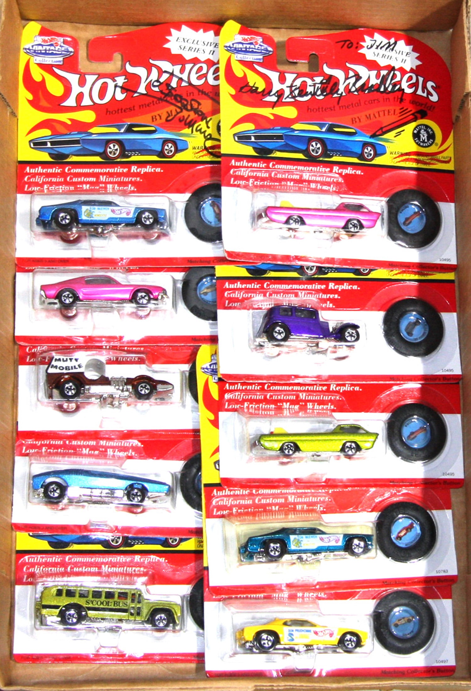 Hot Wheels Redline Replicas, Autographed (1 of 6)