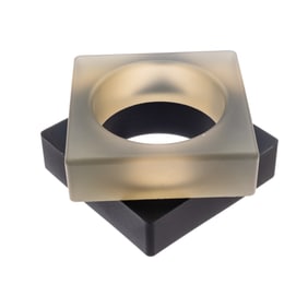 Pair of Rubber Bangle Bracelets