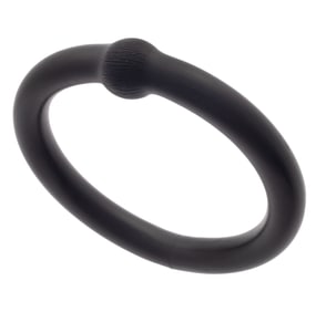 Black Rubber, Gold Bracelet, "Gold Makes You Blind," Otto Kunzli