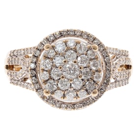 Diamond, 14k Yellow Gold Ring