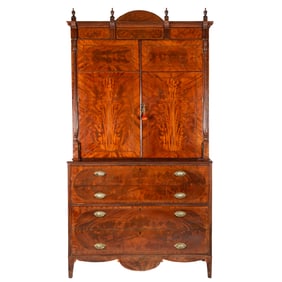 George III Secretary Bookcase