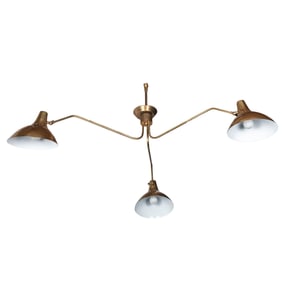 Contemporary Intertek Three Light Chandelier