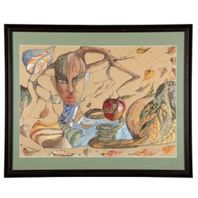 Michalova. Mixed Media on Paper