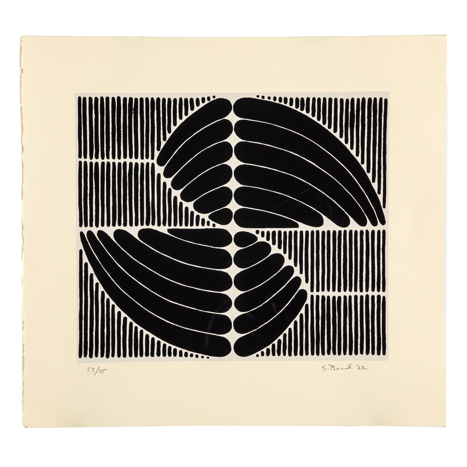 Steven Beal, Screen print Untitled 2022 (1 of 5)