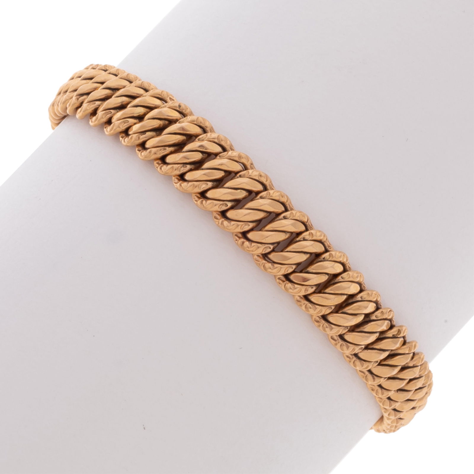 French 18k Yellow Gold Bracelet (1 of 3)