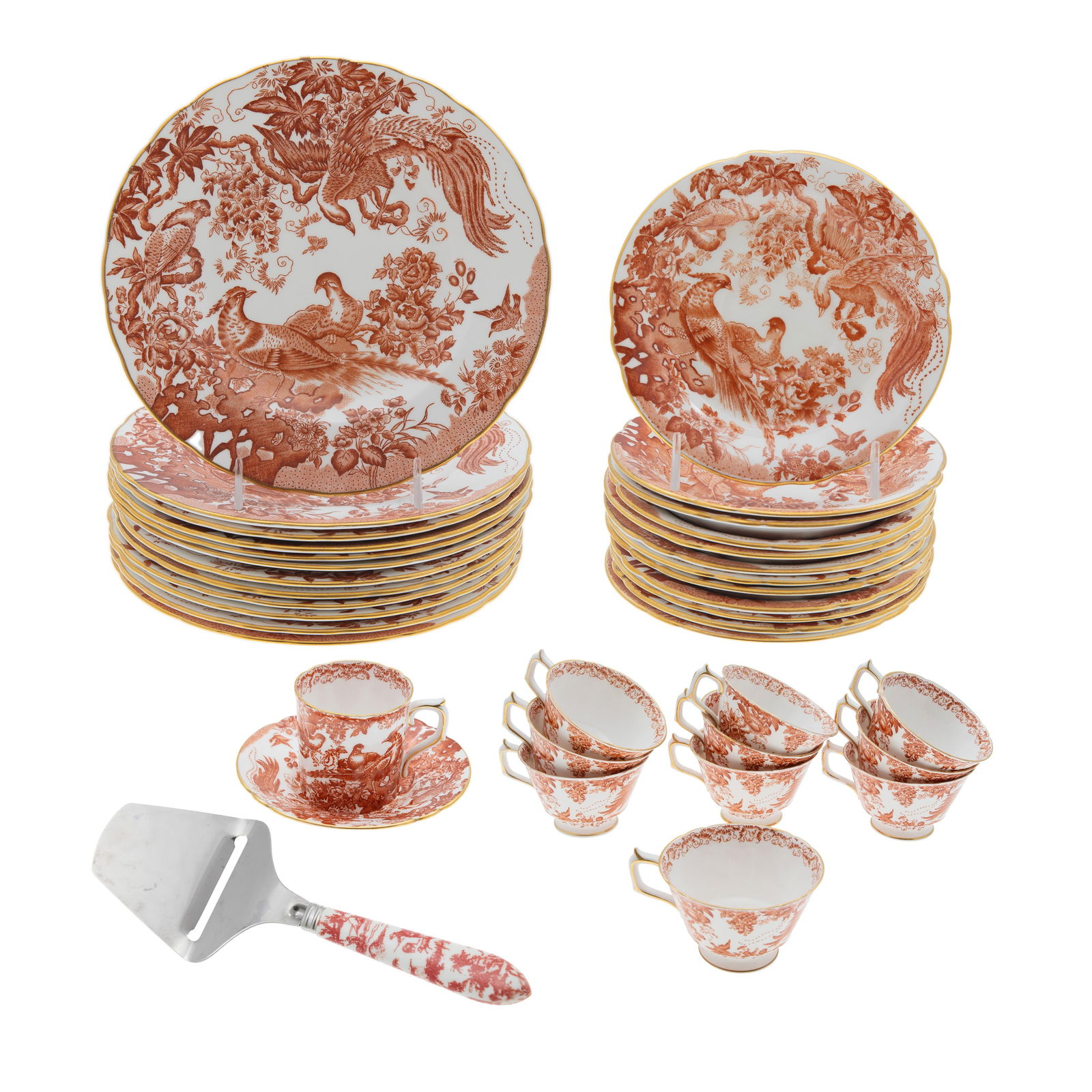 Royal Crown Derby Red Aves Pattern (1 of 19)