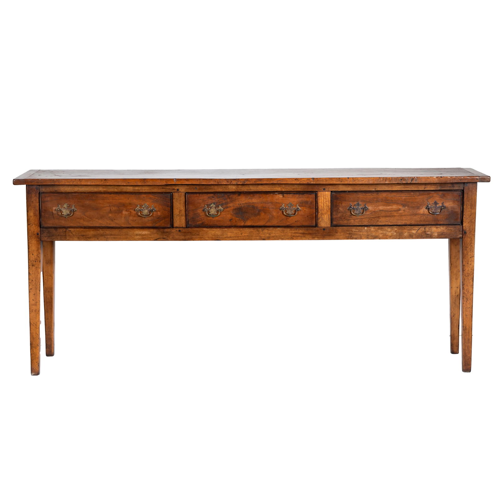 Continental Fruitwood Console (1 of 5)