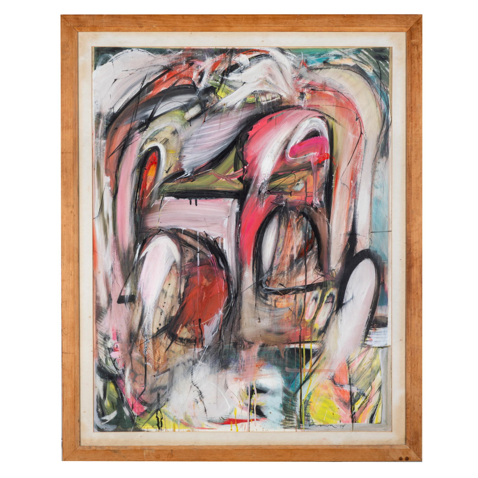 Ernest Trova (1927-2009): Ernest Trova (1927-2009)AbstractCasein on boardSigned, dated '54 l/r26in. x 34in (66cm. x 86cm)Framed: 33in. x 41in (84cm. x 104cm)