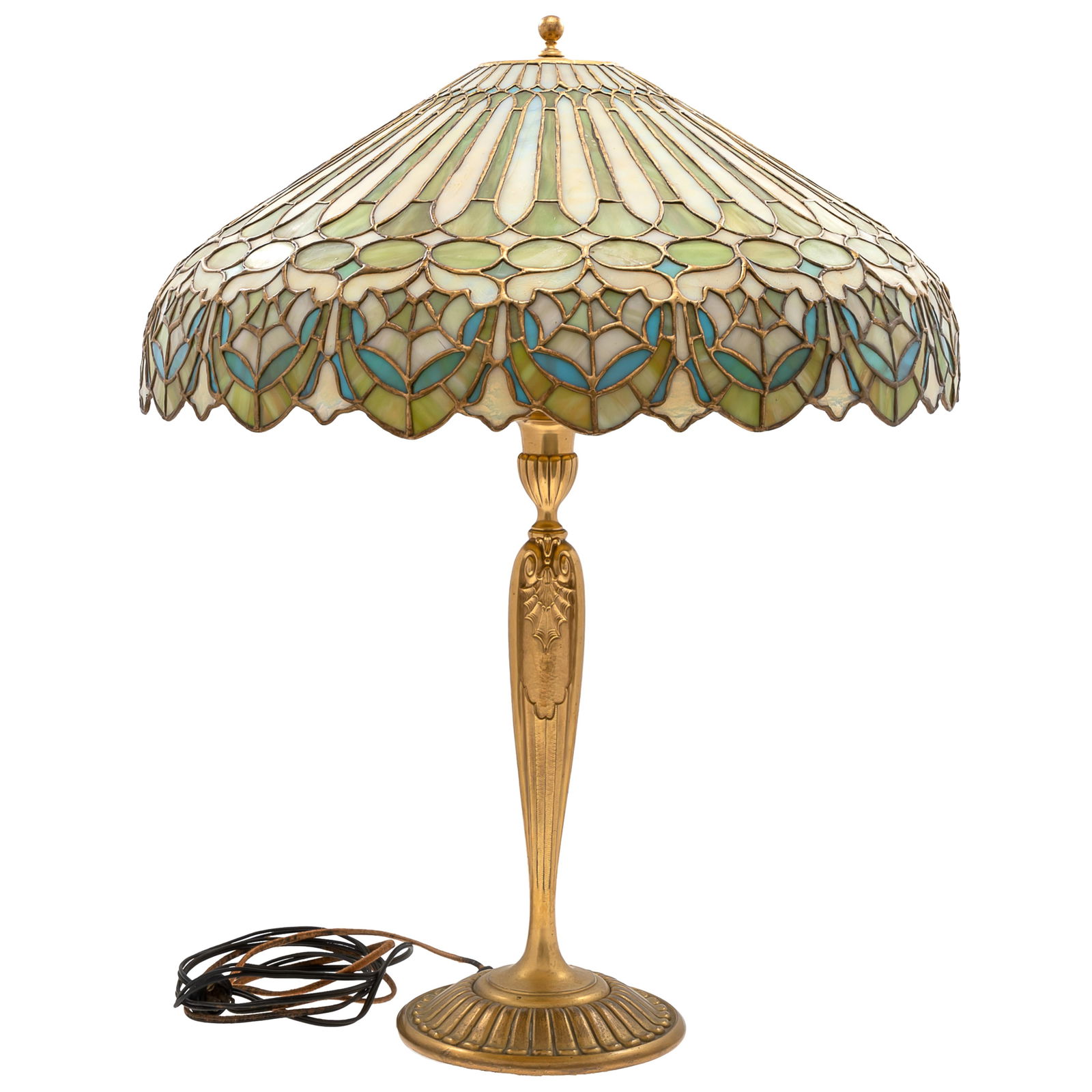 Arts & Crafts Stained GlassTable Lamp, Duffner & Kimberly (1 of 7)