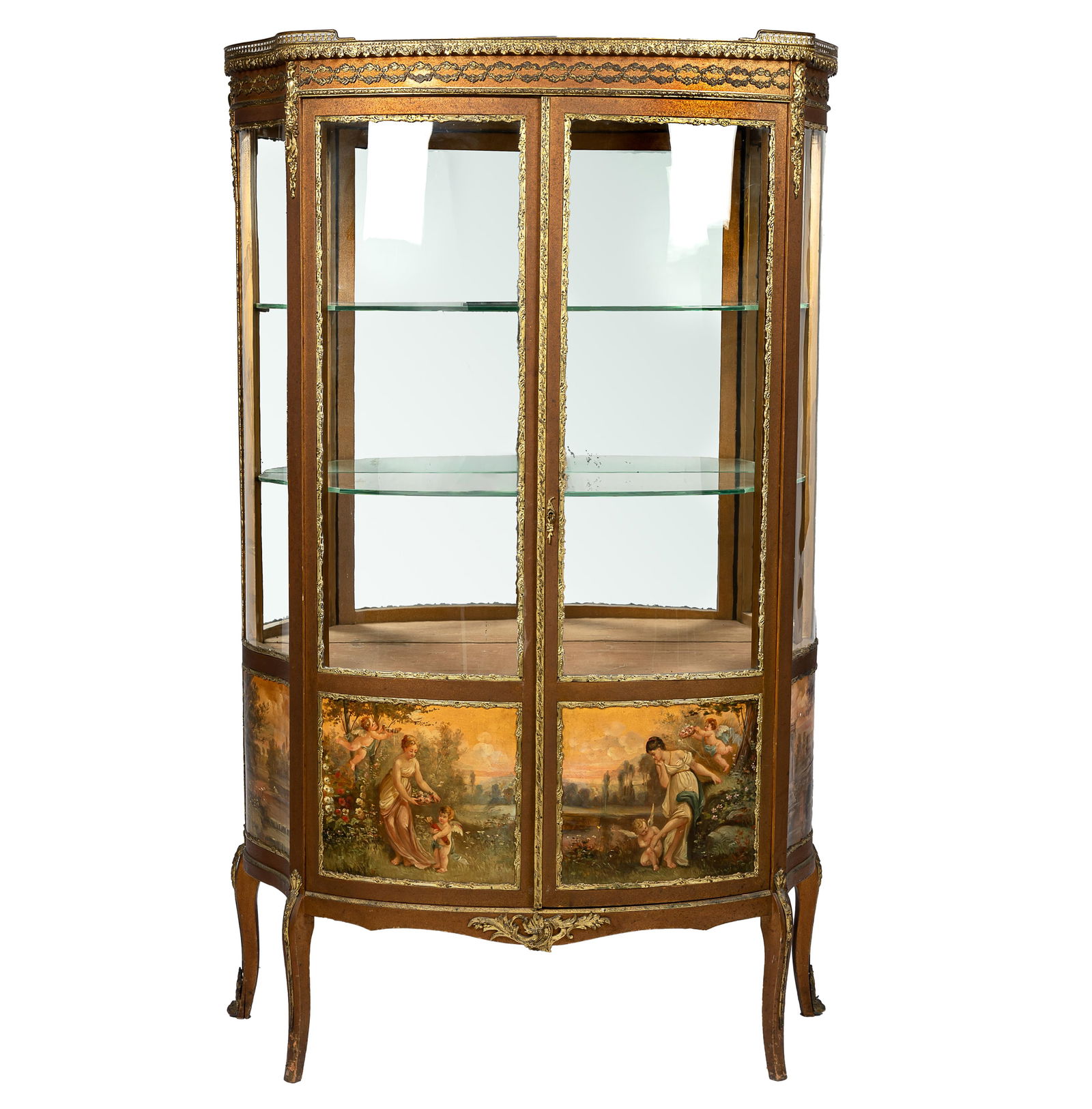 Louis XVI Style Vitrine Cabinet (1 of 6)