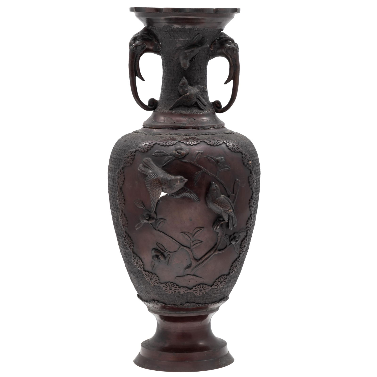 Japanese Bronze Urn (1 of 8)