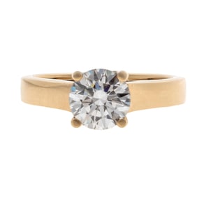Lab Grown Diamond, 14k Yellow Gold Ring