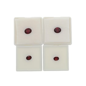 Collection of Four Unmounted Spinel and Garnets