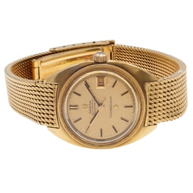 Ladies Omega Constellation, 18k Yellow Gold Wristwatch, Ref 568.001