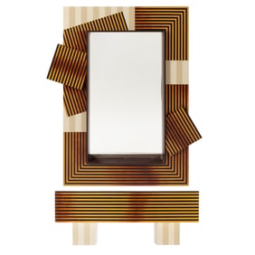 Memphis Style Mirror by Karen Kesler and Tirzah Mutrux 1989