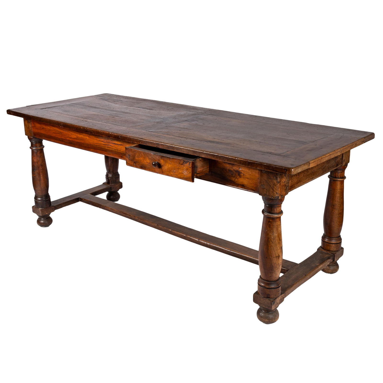 18th Century Italian Baroque Walnut Library Table (1 of 7)