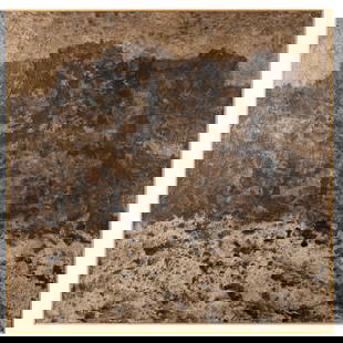 Louis Siegriest (American 1925-1985), possibly Lundy Siegriest: Lundy Siegriest (American 1925-1985)'Desert Crag'"Lundy Siegriest, born in Oakland, California, was a modernist painter whose work spanned pure abstraction to plein-air landscape painting. He first wo