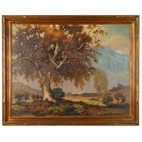 Oil on Canvas, Woodland Landscape