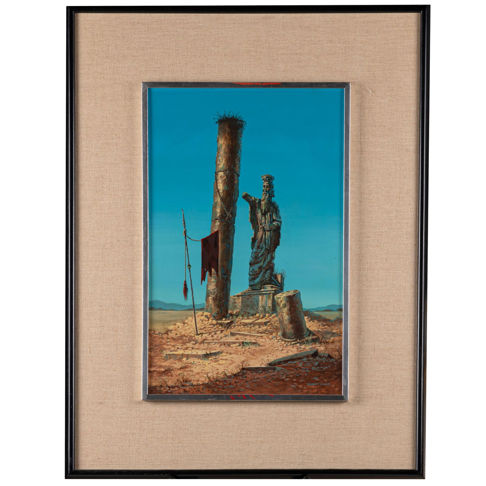 Robert Charles Clark (1920 - 1999) Tempera on Board (1 of 4)