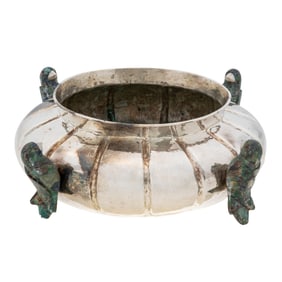 Los Castillos Silverplate Center Bowl