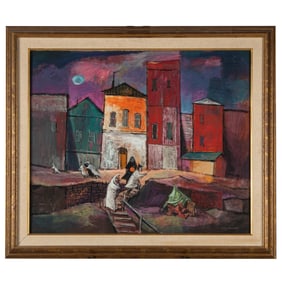 Lundy Siegriest (American 1925-1985) Halloween Night