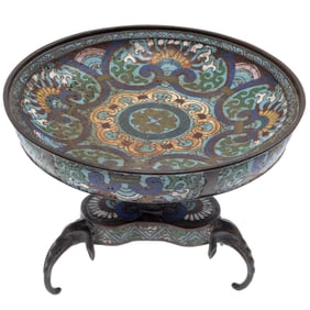Chinese Cloisonne Tazza