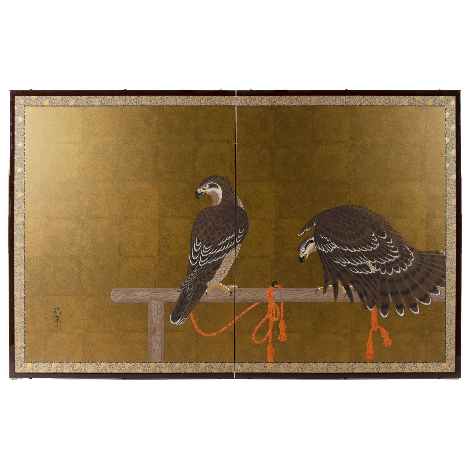 Chinese Export Two Panel Screen (1 of 7)