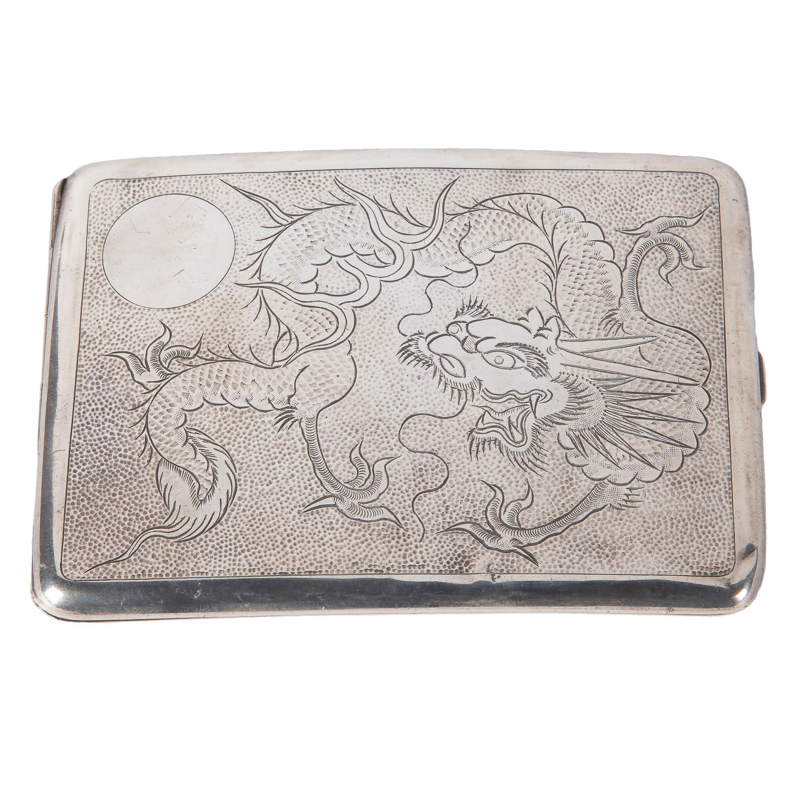 Chinese Export Sterling Cigarette Case (1 of 5)