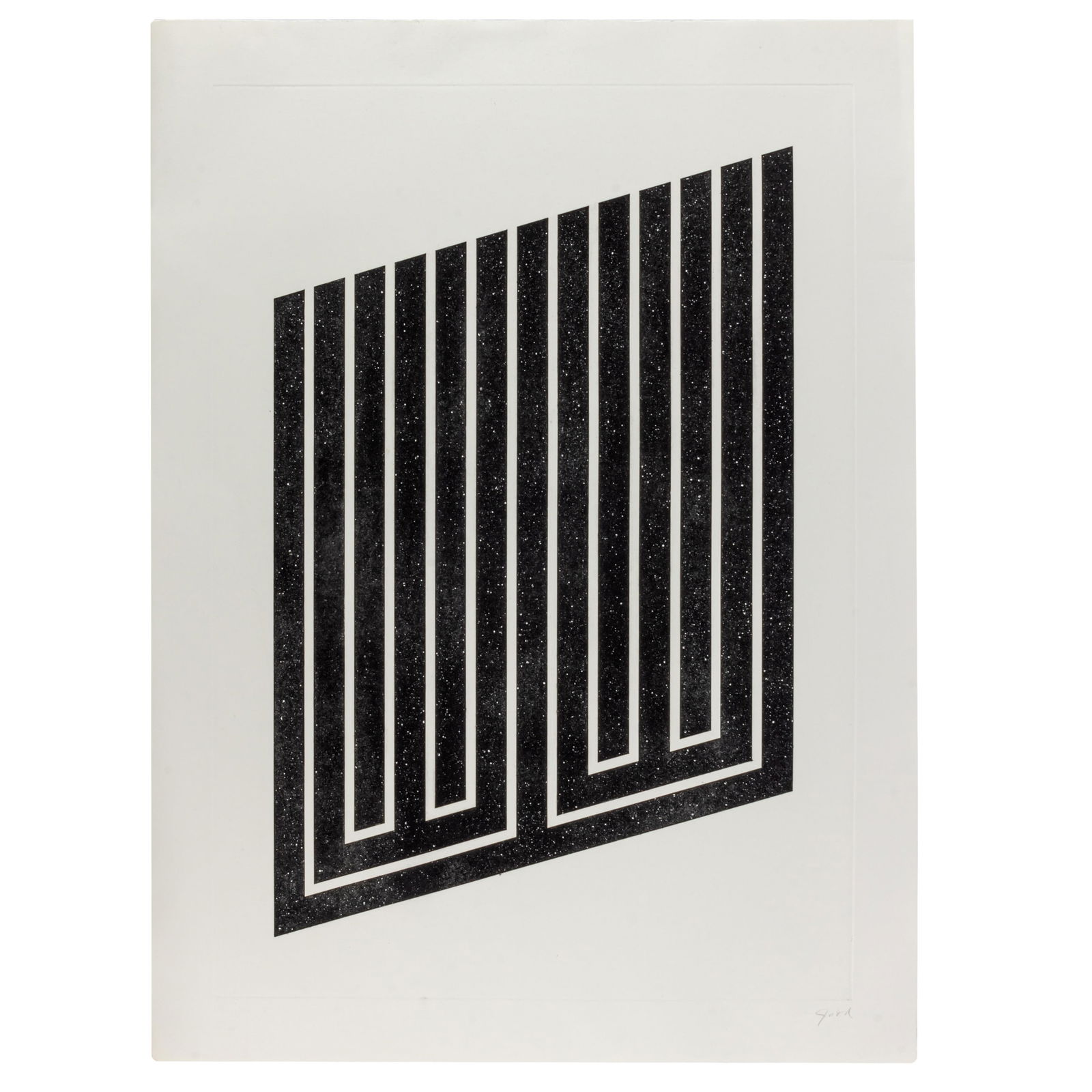 Donald Judd (American,1928-1994): Donald Judd (American,1928-1994)Untitled, 1978-79.Aquatint on etching paper, signed and numbered 37/175 in pencil (the edition was never completed, there were also 15 artist's proofs), published by th