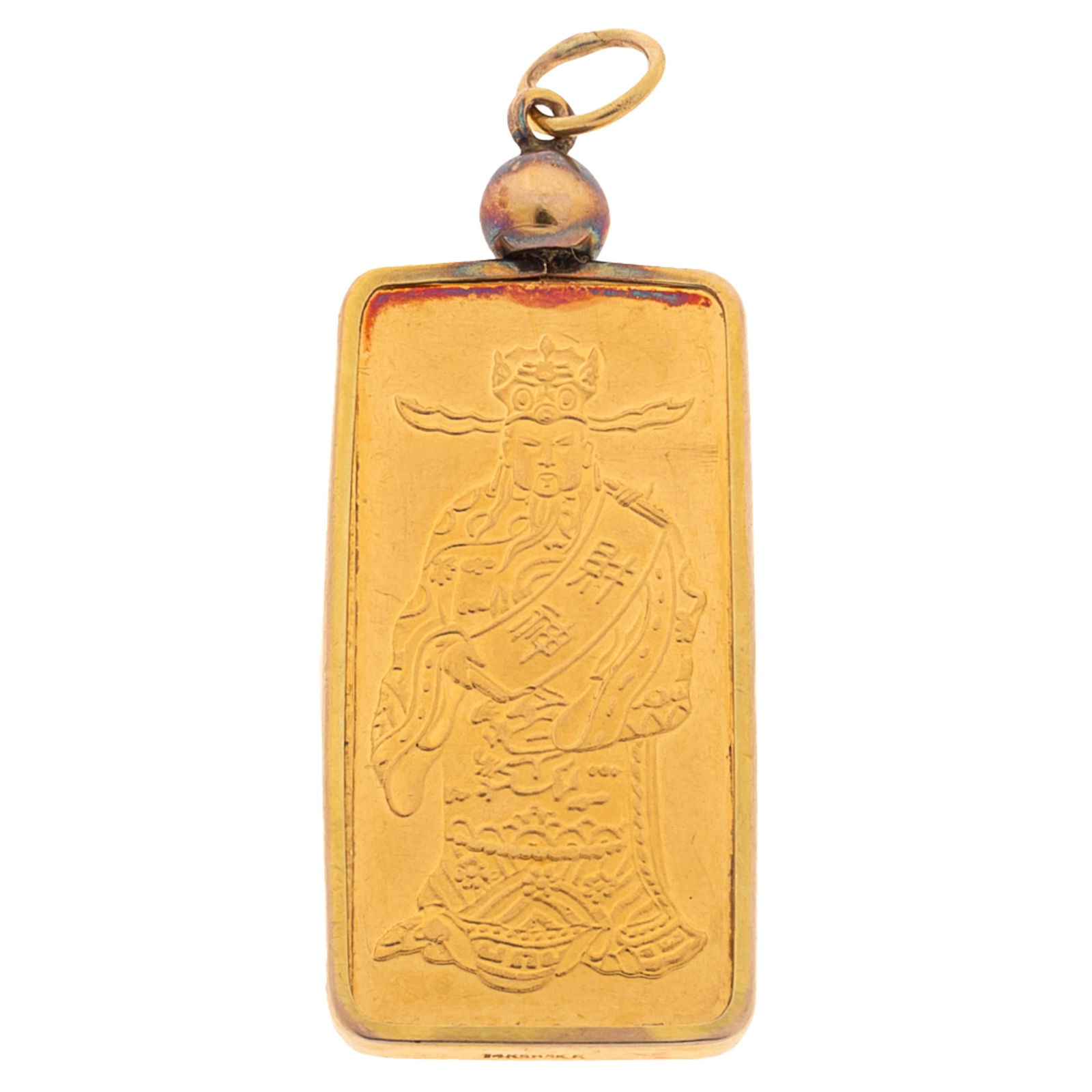 Hang Seng Bank Fine Gold Ingot Pendant (1 of 4)