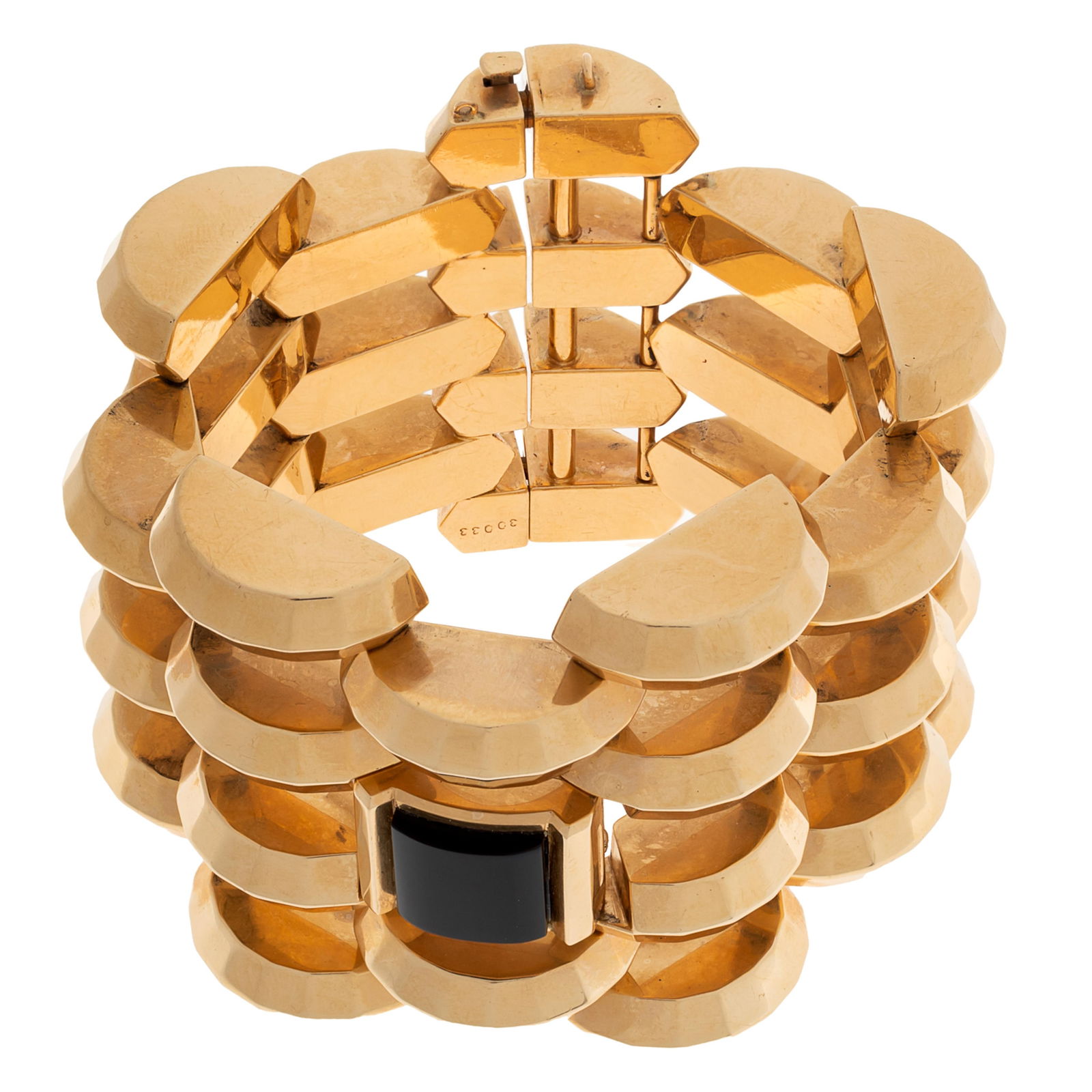 Onyx, 14k Yellow Gold Bracelet (1 of 6)