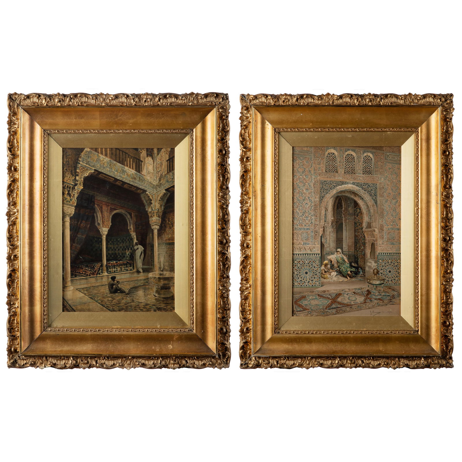 Two Victorian 'Orientalist' Paintings (1 of 9)