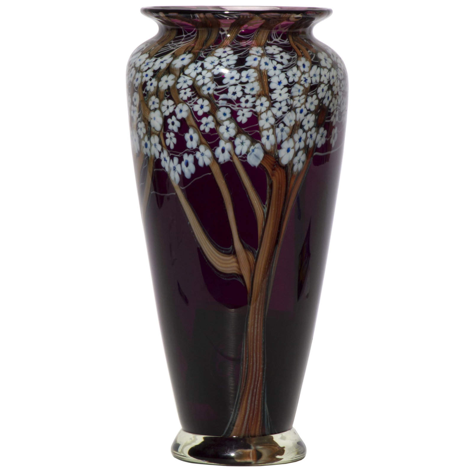 Large Orient & Flume Art Glass Vase: Large Orient & Flume Art Glass VaseOcean WavesScott Beyers designInscribed on base.15in. (38cm) h.Registration Number: 00790211