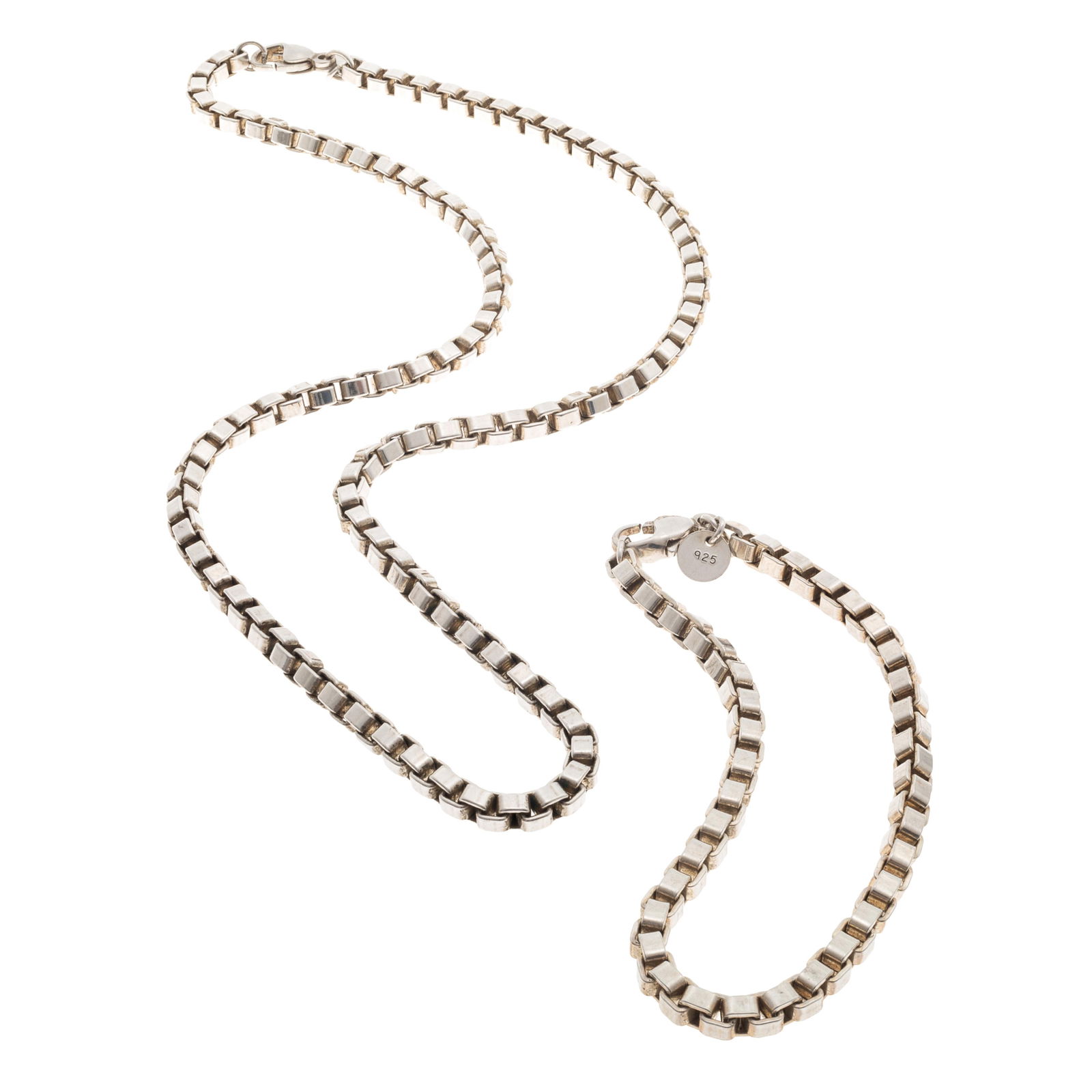 Sterling Silver Neck Chain and Bracelet, Tiffany & Co. (1 of 4)